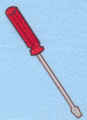 Embroidery Design: Screwdriver Large3.57w X 5.58h