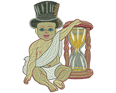 Embroidery Design: Baby New Year Lg 2.70w X 3.50h
