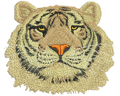 Embroidery Design: Proud Tiger Lg 5.50w X 4.66h