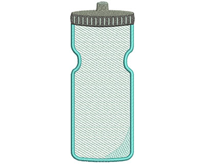 Embroidery Design: Waterbottle 2 Mylar 2.60w X 6.53h