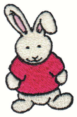 Embroidery Design: Stuffed Bunny2.08" x 3.00"