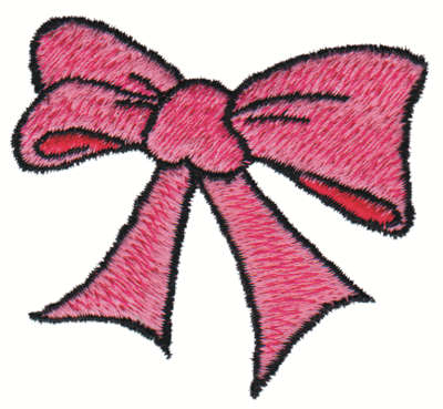 Embroidery Design: Bow2.72" x 2.32"
