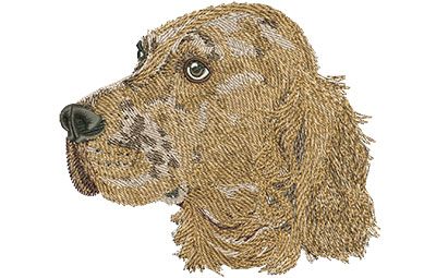 Embroidery Design: English Setter Lg 4.51w X 3.91h