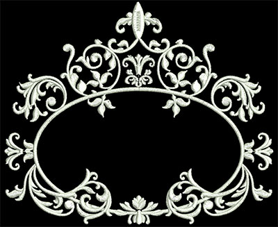 Embroidery Design: Heirloom Accents 1 Lg 7.40w X 6.13h