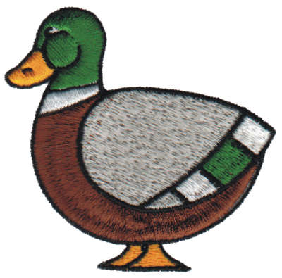 Embroidery Design: Duck3.04" x 3.01"