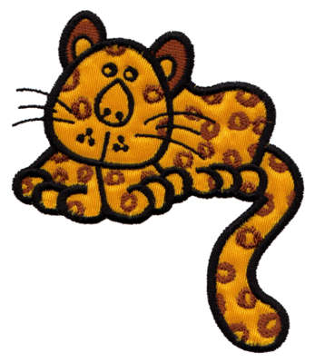 Embroidery Design: Leopard Applique3.31" x 4.10"