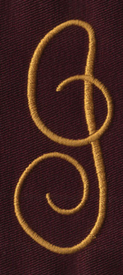 Embroidery Design: FM Center I1.33" x 3.02"