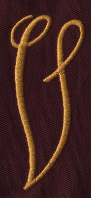 Embroidery Design: FM Center V1.33" x 3.01"