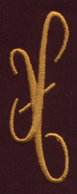 Embroidery Design: FM Left X0.94" x 2.65"
