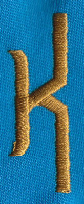 Embroidery Design: PM Left K0.65" x 1.86"
