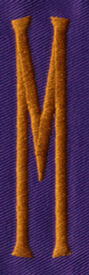 Embroidery Design: SM Center M0.71" x 2.74"