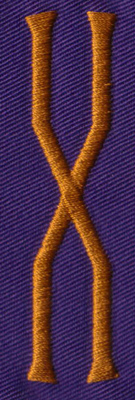 Embroidery Design: SM Center X0.71" x 2.75"