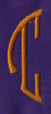 Embroidery Design: SM Left C0.95" x 2.62"