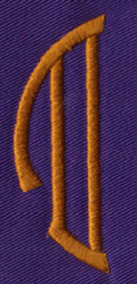 Embroidery Design: SM Left O0.95" x 2.61"
