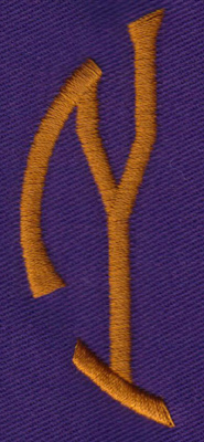 Embroidery Design: SM Left Y0.96" x 2.62"