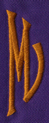 Embroidery Design: SM Right M0.95" x 2.62"