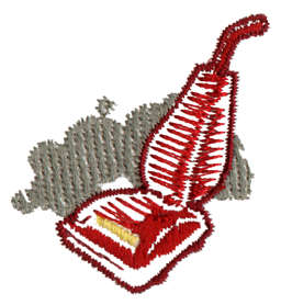 Embroidery Design: Vacuum1.47" x 1.56"