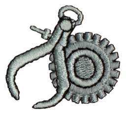 Embroidery Design: Calipers1.41" x 1.28"