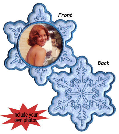 Embroidery Design: Christmas Ornament Snowflake3.80