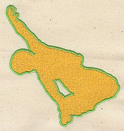 Embroidery Design: Skater 3.44w X 3.56h