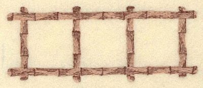 Embroidery Design: Bamboo Poles5.87w X 2.35h