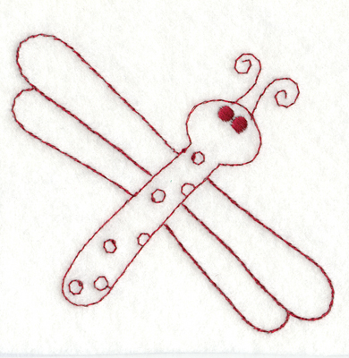 Embroidery Design: Snickerdoodle Butterfly3.75" x 3.37"