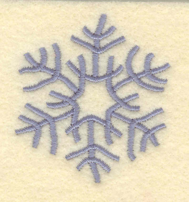 Embroidery Design: Snowflake Center Open1.95w X 2.18h