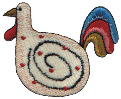 Embroidery Design: Crafty Chicken2.74" x 2.22"