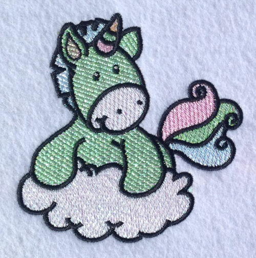 Embroidery Design: Magical Mylar Horse 7 4.52w X 4.54h