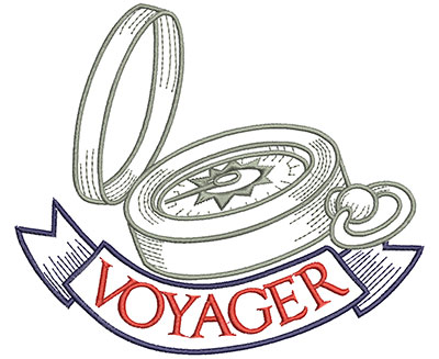 Embroidery Design: Voyager 5.67w X 4.87h