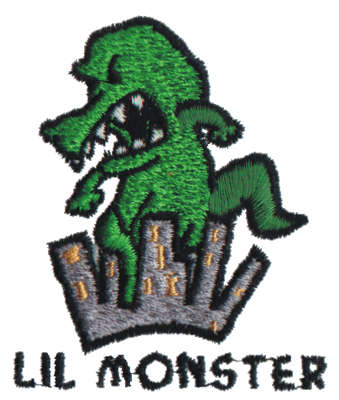 Embroidery Design: Lil' Monster2.52" x 3.01"