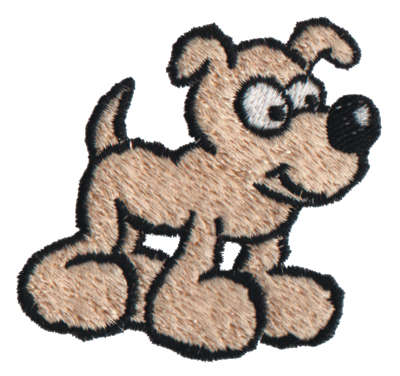 Embroidery Design: Puppy Dog2.91" x 2.84"