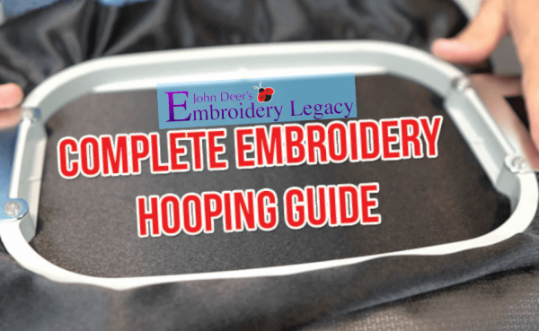 A Complete Guide to Machine Embroidery Hooping