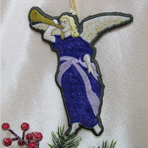 Heavenly Ornaments angel with horn