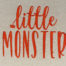little monster embroidery design