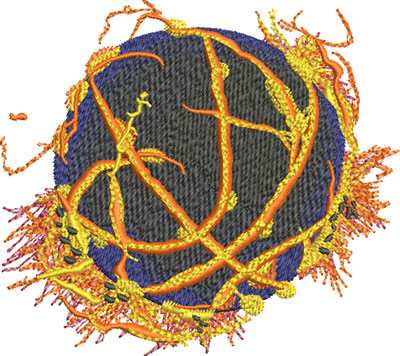 lava basketball embroidery design