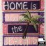 home is where the beach is embroidery design
