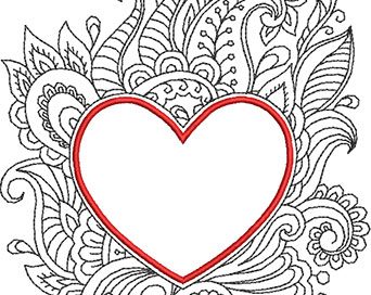 color my heart 3 embroidery design