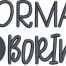 normal is boring embroidery design