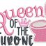 queen of the throne embroidery design