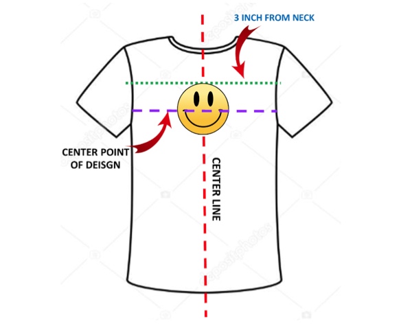 center line tshirt