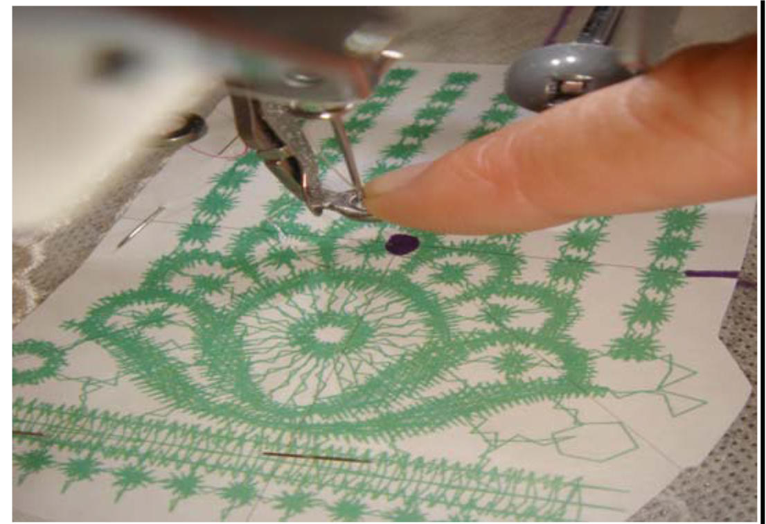 lace embroidery template