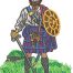 Highlander embroidery design