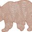 bear embroidery design