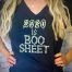 2020 is boo sheet embroidery design