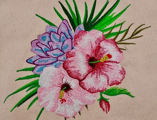 How To Make & Digitize Flower Embroidery Designs Easily