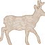 deer outline embroidery design