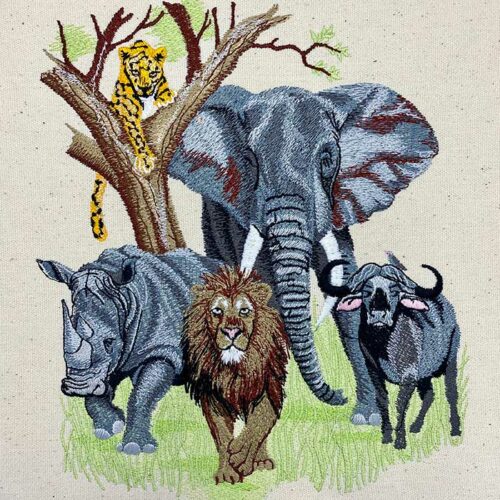 African animals sew out