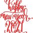 Happy New Year 2021 Embroidery Design