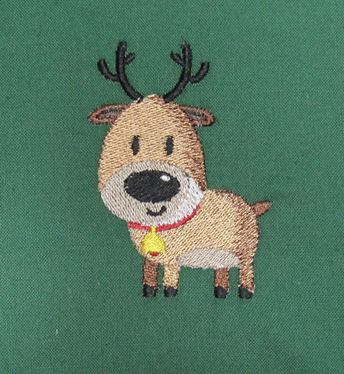 Reindeer Ornament Embroidery Design